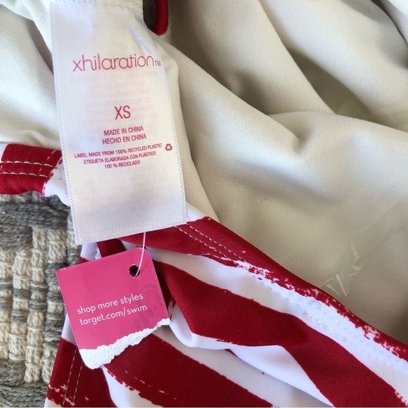 Xhilaration one piece swimsuit American flag size XS - Picture 2 of 9
